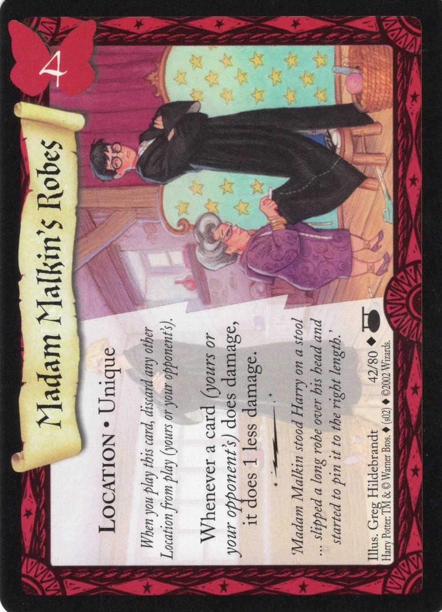 Madam Malkin's Robes, Diagon Alley 42
