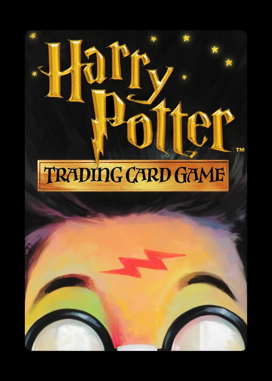 The back of a Harry Potter Trading Card Game card