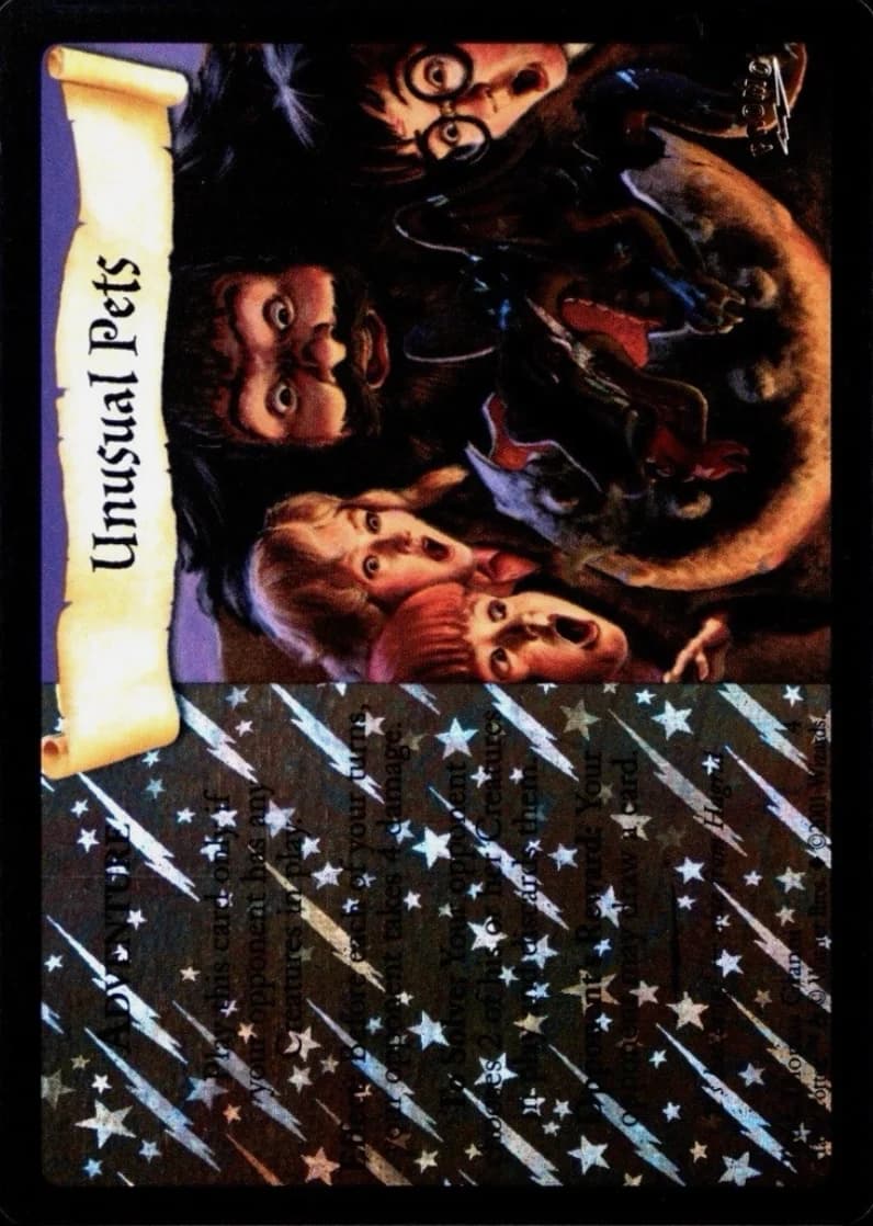 Unusual Pets, Harry Potter TCG promo 4