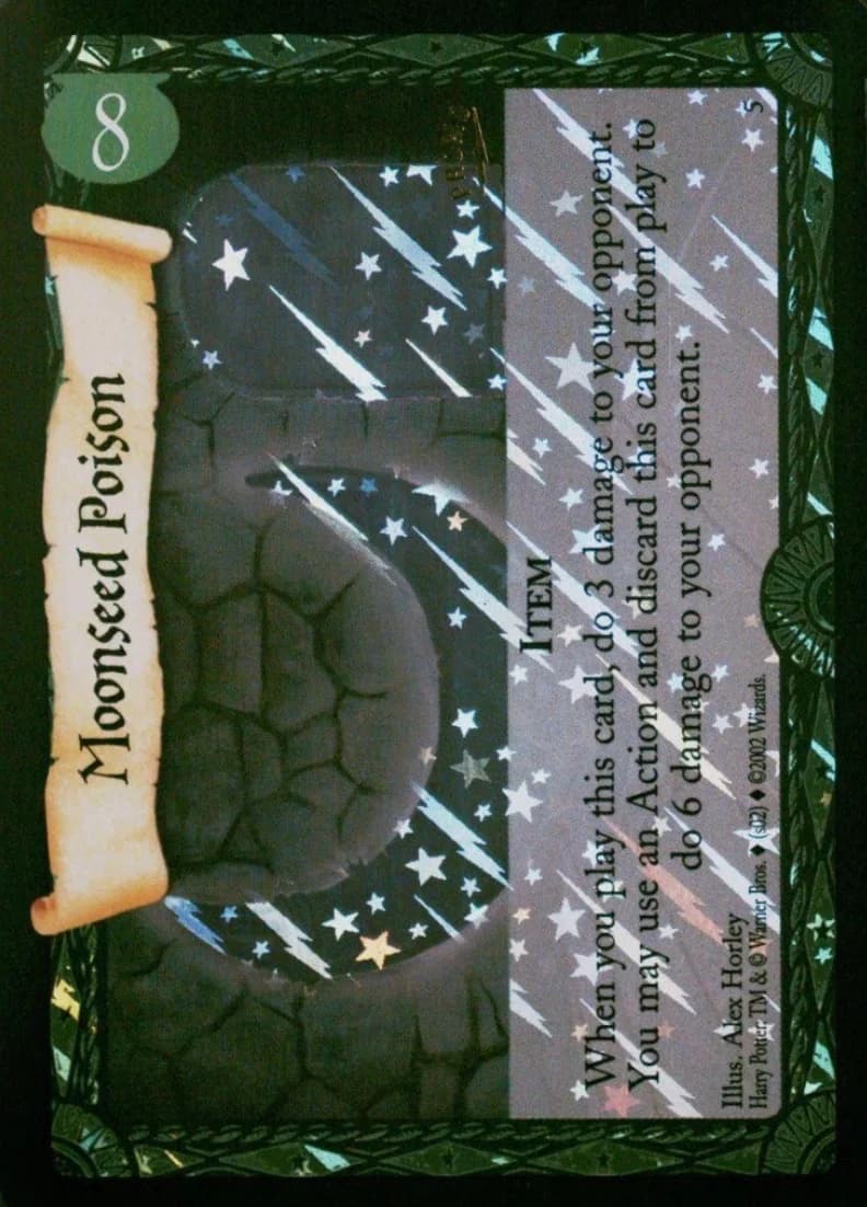 Moonseed Poison, Harry Potter TCG promo 5