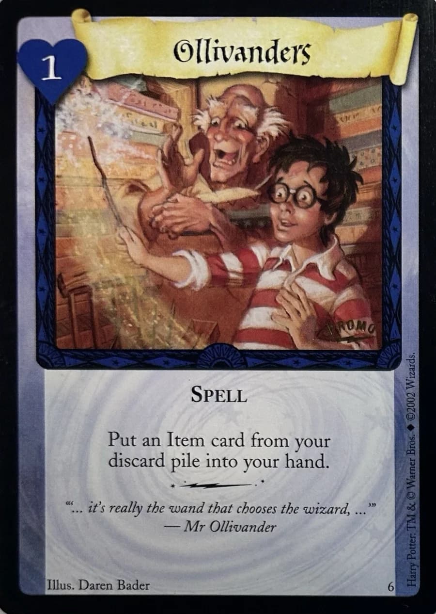 Ollivanders, Harry Potter TCG promo 6