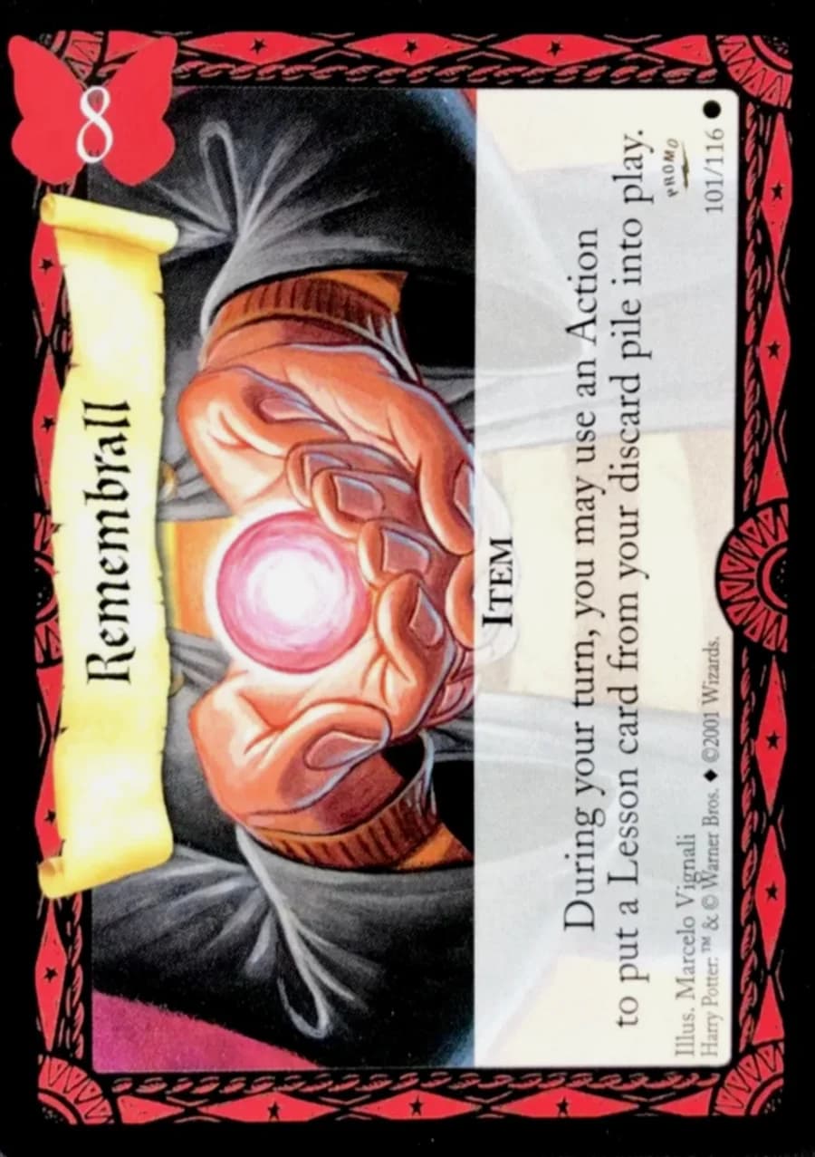 Remembrall, Harry Potter TCG promo 101/116