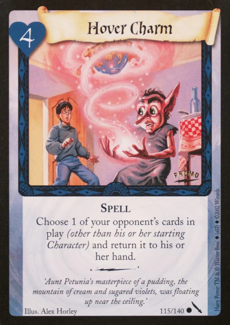 Hover Charm, Harry Potter TCG promo 115/140