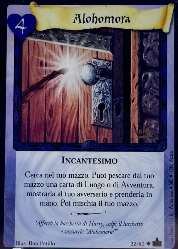 Alohomora, Harry Potter TCG promo 32/80