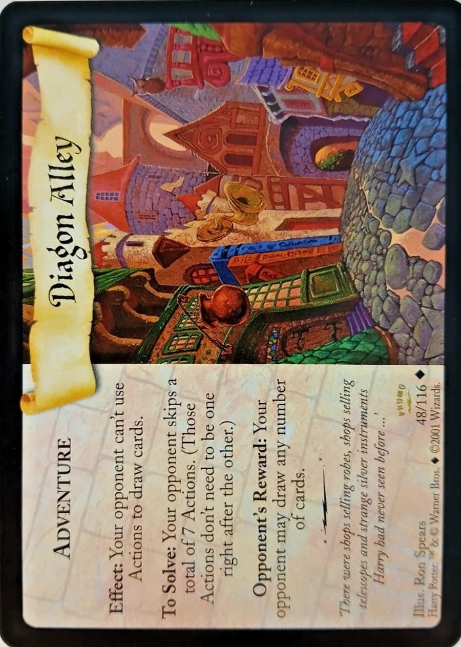 Diagon Alley, Harry Potter TCG promo 48/116