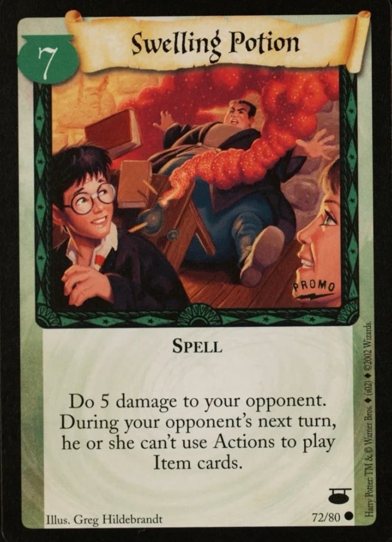 Swelling Potion, Harry Potter TCG promo 72/80