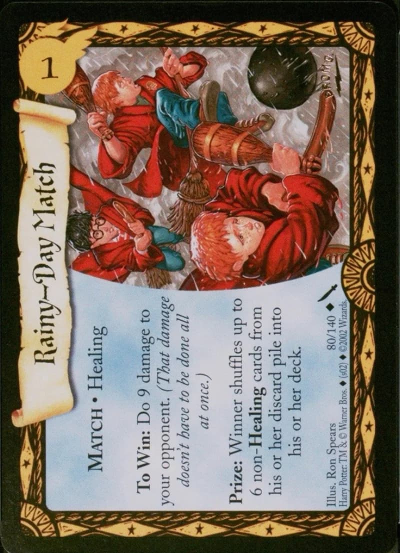 Rainy-Day Match, Harry Potter TCG promo 80/140