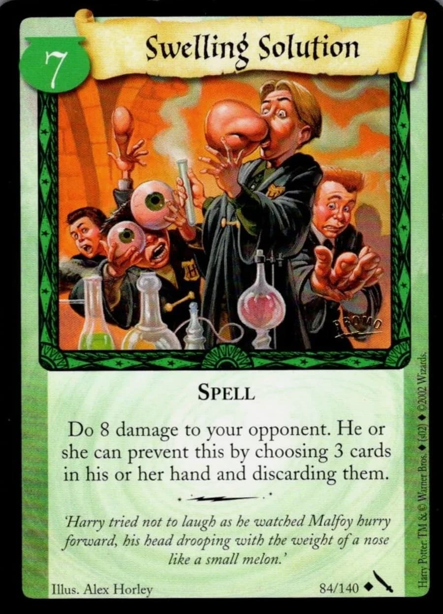 Swelling Solution, Harry Potter TCG promo 84/140