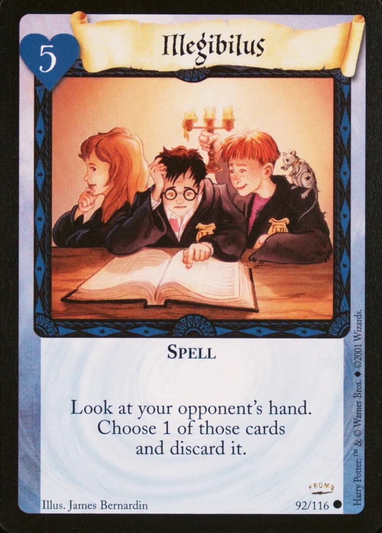 Illegibilus, Harry Potter TCG promo 92/116